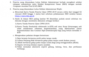 Jadwal dan Lokasi Ujian SKD CPNS PROVINSI BENGKULU 2019