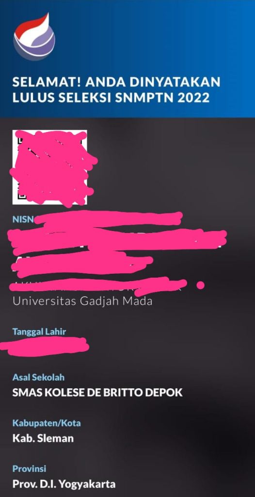Pengalaman Seru Lulus Seleksi SNMPTN UGM